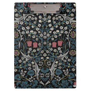 William Morris Blackthorn Floral Art Nouveau Clipboard