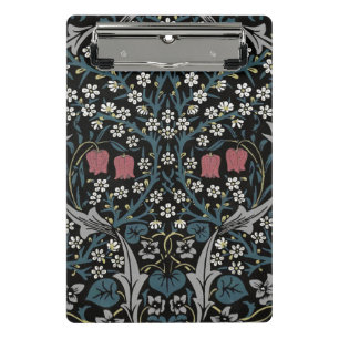 William Morris Blackthorn Floral Art Nouveau Mini Clipboard