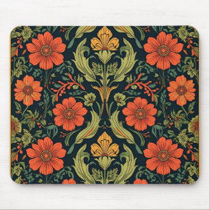 William Morris Blackthorn Floral Art Nouveau  Mouse Pad
