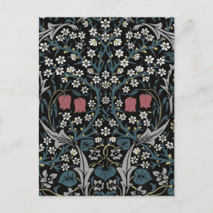 William Morris Blackthorn Floral Art Nouveau Postcard