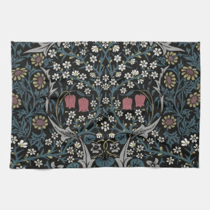 William Morris Blackthorn Floral Art Nouveau Tea Towel