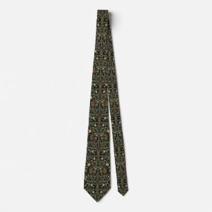 William Morris Blackthorn Floral Art Nouveau Tie