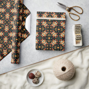 William Morris Blackthorn Floral Art Nouveau Wrapping Paper