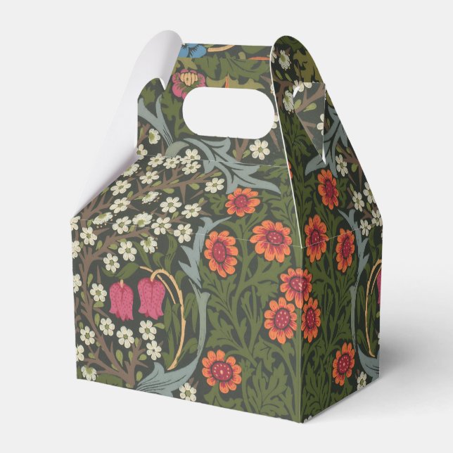 William Morris Blackthorn Garden Flower Classic Favour Box (Front Side)