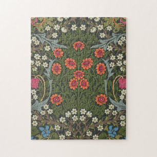 William Morris Blackthorn Garden Flower Classic Jigsaw Puzzle