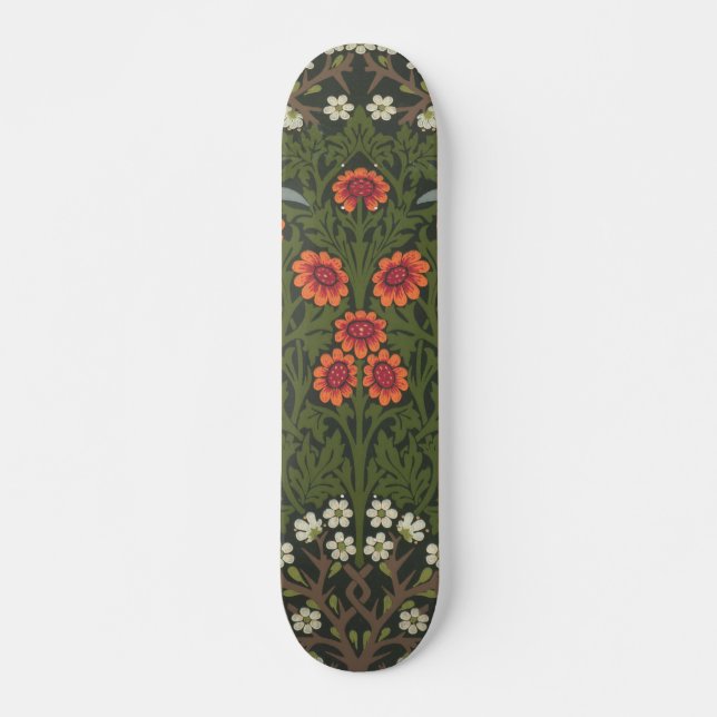 William Morris Blackthorn Garden Flower Classic Skateboard (Front)