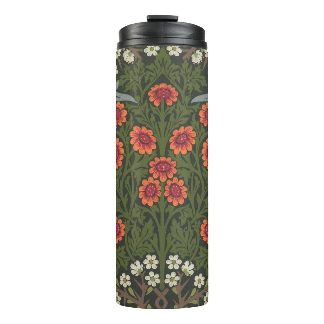 William Morris Blackthorn Garden Flower Classic Thermal Tumbler (Front)