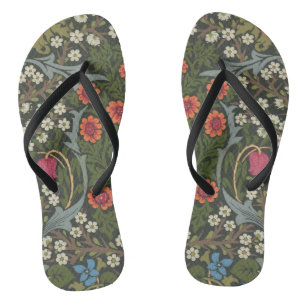 William Morris Blackthorn Garden Flower Classic Thongs