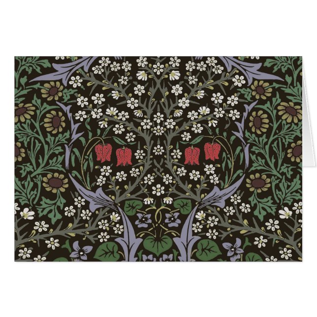 William Morris Blackthorn Tapestry Floral (Front Horizontal)