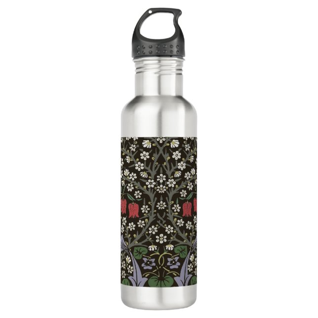 William Morris Blackthorn Tapestry Floral 710 Ml Water Bottle (Front)