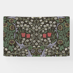 William Morris Blackthorn Tapestry Floral Banner