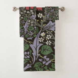 William Morris Blackthorn Tapestry Floral Bath Towel Set