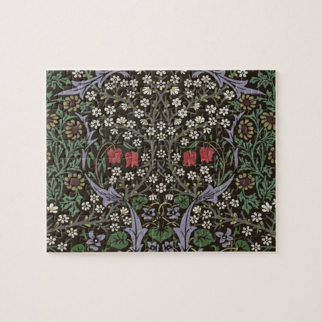 William Morris Blackthorn Tapestry Floral Jigsaw Puzzle (Horizontal)