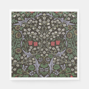 William Morris Blackthorn Tapestry Floral Napkin