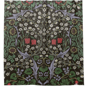 William Morris Blackthorn Tapestry Floral Shower Curtain
