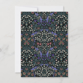 William Morris Blackthorn Victorian Botanical Card