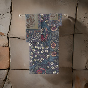 William * Morris Blackthorne Monogram   Bath Towel Set