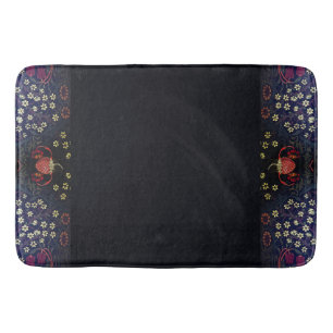 William *Morris Blackthorne Strawberry Thief   Bath Mat