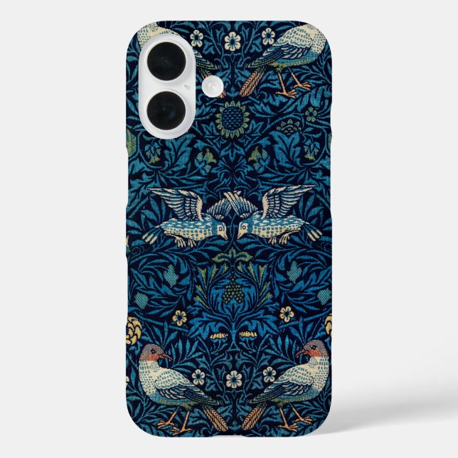 William Morris Blue Birds Tapestry Classic Case-Mate iPhone Case (Back)