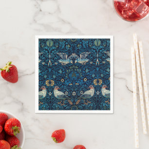 William Morris Blue Birds Tapestry Classic Napkin
