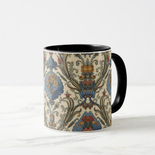 William Morris Blue Iris vintage floral pattern Mug