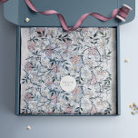 William Morris Blue Pattern Design Vintage Floral Tissue Paper<br><div class="desc">William Morris Pattern Design. William Morris was an English textile designer, artist, writer, and socialist associated with the Pre-Raphaelite Brotherhood and the British Arts and Crafts Movement. He founded a design firm in partnership with the artist Edward Burne-Jones and the poet and artist Dante Gabriel Rossetti. This beautiful Art Nouveau...</div>