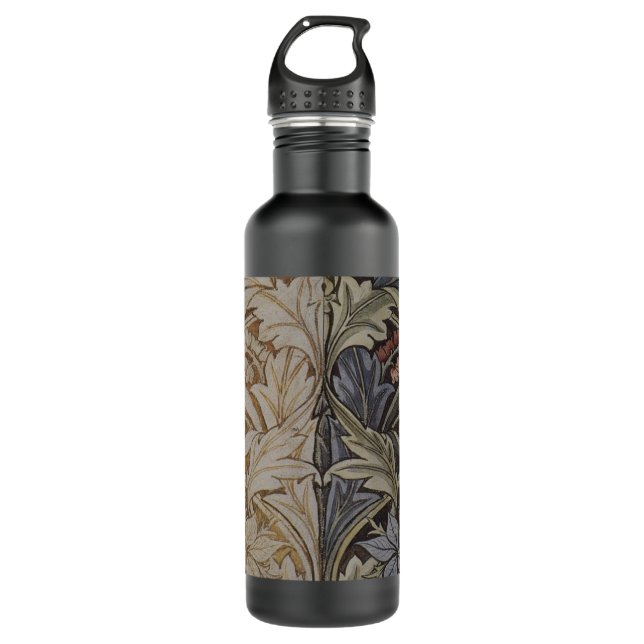 William Morris Bluebell Tapestry Design 710 Ml Water Bottle (Front)