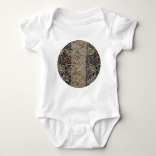 William Morris Bluebell Tapestry Design Baby Bodysuit