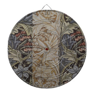 William Morris Bluebell Tapestry Design Dartboard