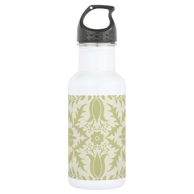 William Morris Borage Wedding Soft Green 532 Ml Water Bottle (Front)