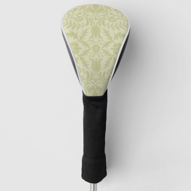 William Morris Borage Wedding Soft Green Golf Head Cover (Front)