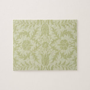 William Morris Borage Wedding Soft Green Jigsaw Puzzle