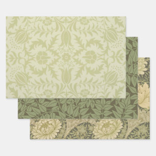 William Morris Borage Wedding Soft Green Wrapping Paper Sheet