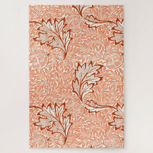 William Morris Botanical Apple Design Jigsaw Puzzle