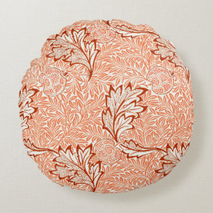 William Morris Botanical Apple Design Round Cushion