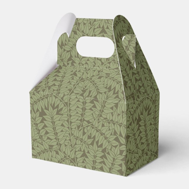 William Morris Branch Leaves Wallpaper Favour Box (Front Side)