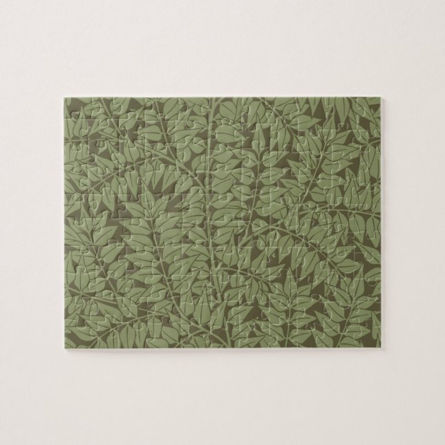 William Morris Branch Leaves Wallpaper Jigsaw Puzzle (Horizontal)