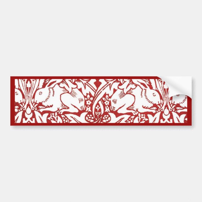 William Morris - Brer Rabbit Bumper Sticker (Front)