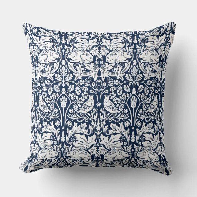William Morris Brer Rabbit Pattern  Cushion (Front)