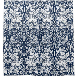 William Morris Brer Rabbit Pattern Shower Curtain
