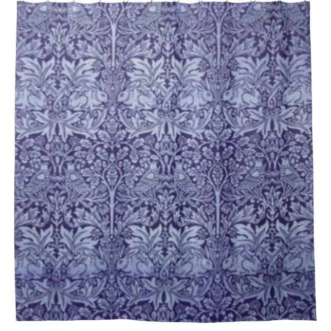 William Morris Brer Rabbit Shower Curtain (Front)