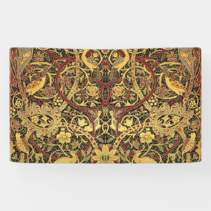 William Morris Bullerswood Faux Tapestry  Banner