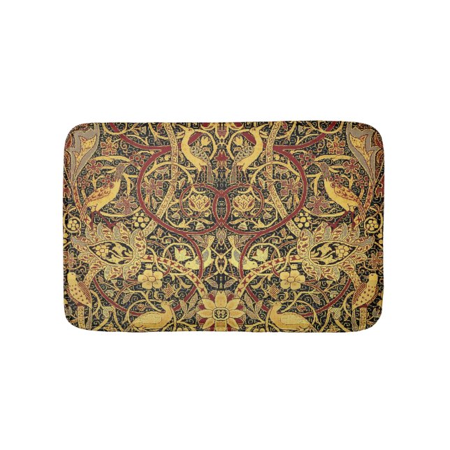 William Morris Bullerswood Faux Tapestry Bath Mat (Front)