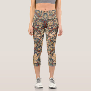 William Morris Bullerswood Faux Tapestry Capri Leggings