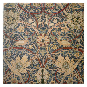 William Morris Bullerswood Faux Tapestry Ceramic Tile