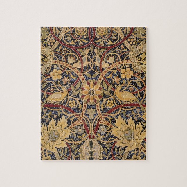 William Morris Bullerswood Faux Tapestry Jigsaw Puzzle (Vertical)