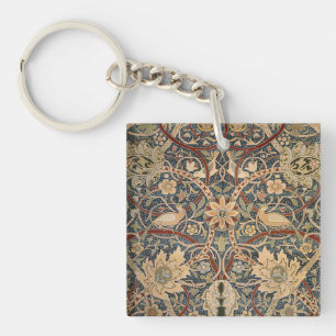 William Morris Bullerswood Faux Tapestry Key Ring