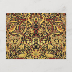 William Morris Bullerswood Faux Tapestry  Postcard