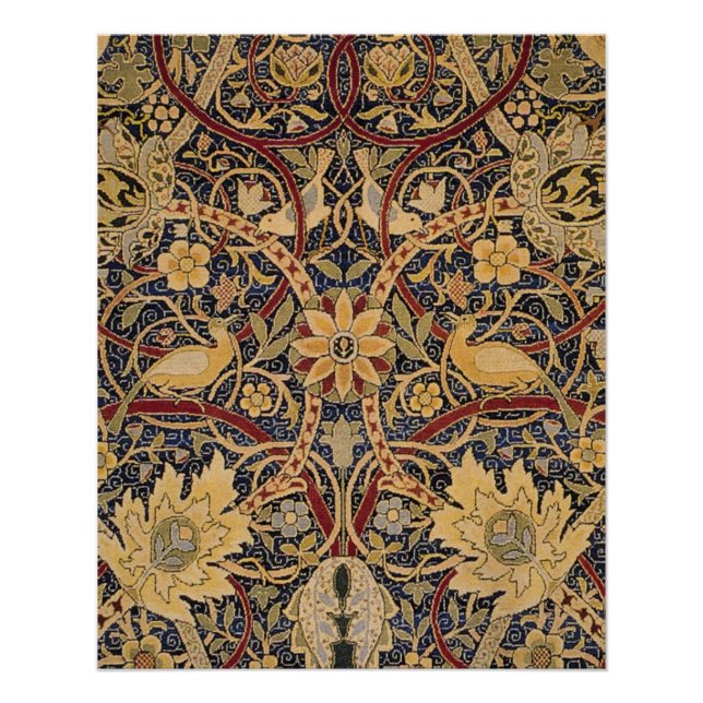 William Morris Bullerswood Faux Tapestry Poster (Front)