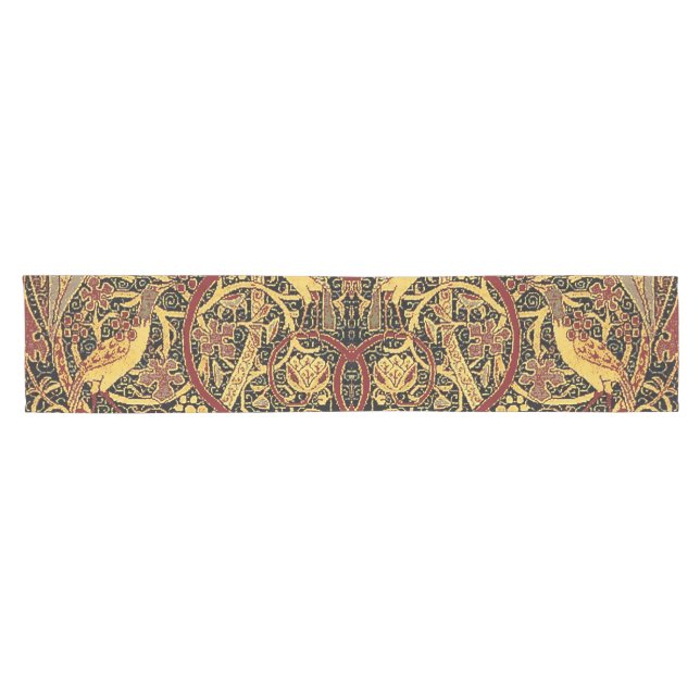 William Morris Bullerswood Faux Tapestry Short Table Runner (Horizontal)